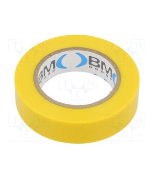 ESB1510GI Tape: electrical insulating; W: 15mm; L: 10m; Thk: 0.15mm; yellow I8gkdVrrUDhlHcWGVsxDi0-HWPV0wxRmXeLSGTfYRyQ