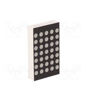 FYM-12571AUHR-11 Display: LED; matrix; 5x7; red; 30÷60mcd; cathode; 22.8x39.1x8mm DBL_3extaP_Guk2I5Ux2njNp-teY_FTAlFilQvuSUyQ