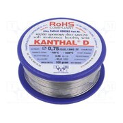 030263 100G Resistance wire; 3.06Ω/m; -100÷1300°C; 0.1kg; Øout: 0.75mm; FeCrAl MDc_Sp8lJGkN8evOF2V0HPdoD0WDd6Kz-q0EofwDBsE