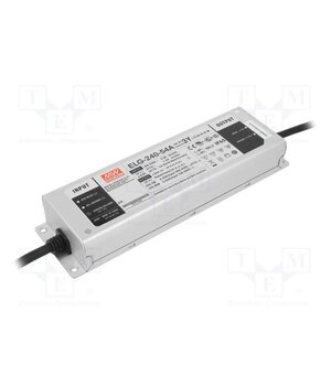 ELG-240-54A-3Y Power supply: switching; LED; 240W; 54VDC; 2.23÷4.45A; 100÷305VAC FFMT9ZzoE16e-rvWp7kfq1rthO_LXeS6IXhUtvU8lC8