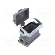 D10B-SF-1L-CV-M20 Enclosure for connectors: HDC; angled; size D10B; with latch p1D3VVejiIXpQX6jqhmPHpVqNyMNyZIFblTyG0yGCpg