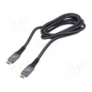 CCBP-USB3-CMCM100-1.5M Cable; USB 3.2 Gen 2x1; USB C plug,both sides; 1.5m; black; 100W Qu9qo6FNRf2EO-aQul0aeh3sm25Cflxjrhe6_UUBqao