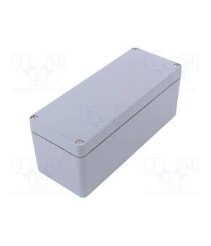 GRJ-10 Enclosure: multipurpose; X: 75mm; Y: 190mm; Z: 75mm; polyester; grey SajZx2uLpC3opmNVMyW6e729ddzS7FUCV9IXbR7W1oI