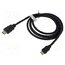 74081 Cable; HDMI plug,mini HDMI plug; PVC; Len: 1m; black; Core: CCS MWuJVOX0layy1UVZJLEWYQMGEkWIhUPsZxzU8MJoBQo