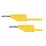 MFK 11 / 0.5 / 25 / GE Test lead; 70VDC; 33VAC; 10A; banana plug 2mm,both sides; yellow yI9Fyk7AN7ZJPOZenIf-dIBK-f5fTUVXTQ9MFWkeIkI