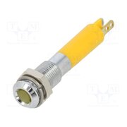 19000352 Indicator: LED; superflat; yellow; 24VDC; Ø6mm; IP40; connectors MKq8c0YL6pFExavmUqyi7fXcpMsCaffpUJ9LmSXB2F4