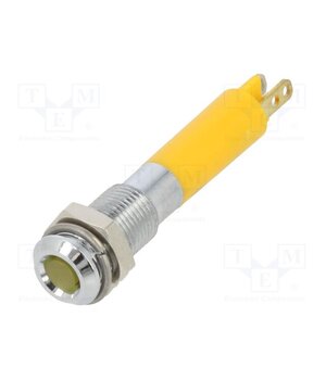 19000352 Indicator: LED; superflat; yellow; 24VDC; Ø6mm; IP40; connectors MKq8c0YL6pFExavmUqyi7fXcpMsCaffpUJ9LmSXB2F4