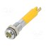 19000352 Indicator: LED; superflat; yellow; 24VDC; Ø6mm; IP40; connectors MKq8c0YL6pFExavmUqyi7fXcpMsCaffpUJ9LmSXB2F4