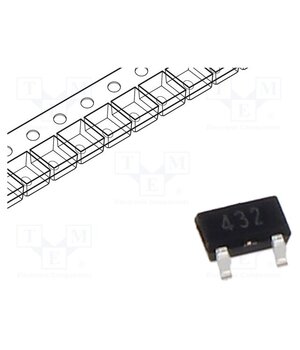 TL432CSF IC: voltage reference source; 1.24V; ±0.5%; SOT23-3; reel,tape mp7XxJZupAC3EsSUVwknjdGimTke0yKFk5fsLNAO-GI