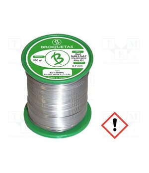 ECO1 B2.1 0,7MM 250G Tin; lead free; Sn99,3Cu0,7; 0.7mm; 0.25kg; reel; 220°C; Flux: SW26 Uu71GVP76DlEGqQR7E501zYse-Rwt1bkhyD-SjJllro
