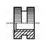 1385569 Threaded insert; brass; without coating; M6; BN 1036; L: 6mm 9DEkJyB1cqVPfxo1UOf8saQxhtOWw51alaLBiDNz224