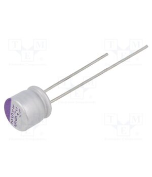 25SEPF56M Capacitor: polymer; 56uF; 25VDC; THT; ±20%; Ø6.3x6mm; OS-CON SEPF EO6A3bcyHv4tGYs36NMjMoLoPWsPPi1MJEh4rkNr9jc