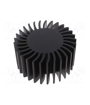 SK 592 75 SA Heatsink; LED; Ø: 145mm; H: 75mm; black wviIad2iNylgy6MFmci_wyRW1tasAVFGTW2-1owcd54