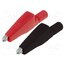AX-CR-02-SET Crocodile clip; 5A; red and black; Socket size: 4mm hivhqJLNWO_OV3Xz7EfvkcV5Qzuxt8NUrLnmOExPeoA