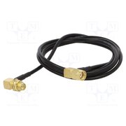 SMA-09-1.0 Cable; 1m; RP-SMA male,SMA female; black; angled; 50Ω YQGwZk2Ic-QZq8Q9JR_NdFeT5j4kHkY57mAqjiqaaXg