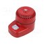 ROLPX/R1/LX-W/RF Signaller: lighting-sound; siren,flashing light; LED; red; IP65 aOUF0sGesAk98Yl5d-1eMqMmY9JB4q89DxNPvFWqOhE