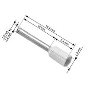 НАКОНЕЧНИК на провод обжимной, для проводов <0,75 мм², длина трубки 10 мм CAA07_10.jpg