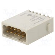09140122634 Connector: HDC; module; male; 10A; 250V; Han-Modular®; PIN: 12 IRYYTwPtxAREr_rx8Rkl4pFj7gN-aRhYDupK_q-_9gE