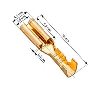 НАКОНЕЧНИК на провод, ГНЕЗДО 2.8 x 0.5, 0.3-1mm2 неизолированный CAD03.jpg