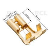 НАКОНЕЧНИК на провод, ГНЕЗДО 4.8x0.8 неизолированный CAD05KG.jpg