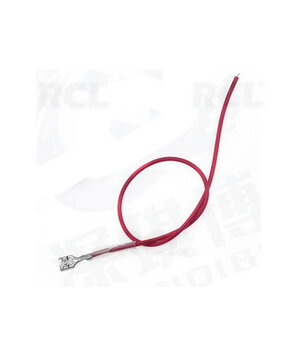 Tip 6.3mm with wire, red with protection, 22AWG,  wire length 20cm CAD06LR.jpg