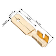 ANTGALIS LAIDUI  (kištukas) 6.3x0.8mm,  laidui <2.5mm², be fiksacijos, neizoliuotas CAD06M.jpg