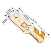 НАКОНЕЧНИК на провод (штекер) 6.3x0.8мм, неизолированный, 2,5mm2 CAD06MF.jpg