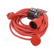 W-97089 Extension lead; 3G1.5mm2; 10m; rubber; red; Sockets no: 1; 16A F4FcI0-iDpuIFUs8j53Ev9hlIzCAPxi-hq55VY9Qljc