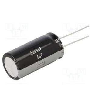 ECA1HHG332 Capacitor: electrolytic; THT; 3300uF; 50VDC; Ø18x35.5mm; ±20%; NHG 0Efpz4FAe0RTeqrg4Bm4auA47fO4JBAZjYK3T42ozHo
