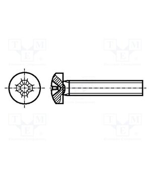 1139746 Screw; M2x20; Head: cheese head; Phillips; PH1; A2 stainless steel 0Gv_RsCAp-zU_edRzZ75YhCWij07iBNXzEywTxqsKVs
