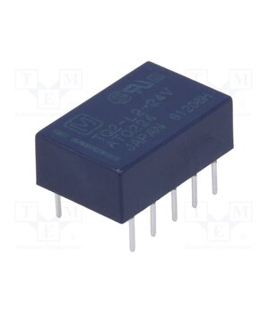 TQ2-L2-24V Relay: electromagnetic; DPDT; Ucoil: 24VDC; Icontacts max: 2A; TQ Secz-JQTGZ9bAO7epdtjZgnEi7UwYBDxlu8xfhMl0Ic