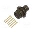 VG95328D10-6SW Connector: military; socket; female; PIN: 6; VG95328; 5A; crimped 2XH3DCLDkZZzB8A9jwV61lrhKNTqDMGij7lliF5jecA