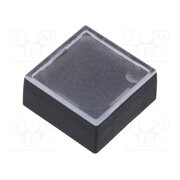 835.900.013 Button; rectangular; colourless; ABS; 15.5x15.5mm GjBx23p5RzFRwYhxmurOQbSwb4SC8Jnq7RsauXVDKi4