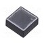 835.900.013 Button; rectangular; colourless; ABS; 15.5x15.5mm GjBx23p5RzFRwYhxmurOQbSwb4SC8Jnq7RsauXVDKi4