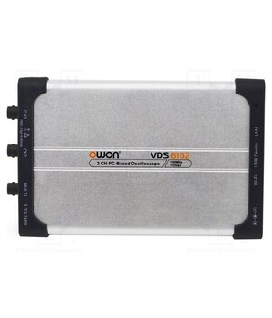 VDS6102 PC connected oscilloscope; 100MHz; Ch: 2; 10Mpts; 1Gsps; 40V; 8bit vWa_fvjboYABOQPsJqJSln9Ms4jnBkg8uCVMVfa03ss