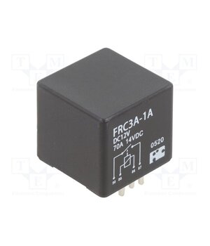 FRC3A-1A DC12V Relay: electromagnetic; SPST-NO; Ucoil: 12VDC; 70A; automotive YVIj70CFCFe6sRPR3jFXVi1waCRXQ3kLDpvyhbawe3Y
