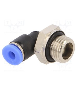 125N.014-4 Push-in fitting; angled 90°,twistable; -0.95÷15bar; Thread: 1/4" bcv1EFqWkyeHkpUUtd3gAu0Eg9jw3lksA0Ii1WUlgxs