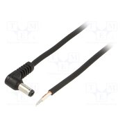 A21-TT-C075-150BK Cable; 1x0.75mm2; wires,DC 5,5/2,1 plug; angled; black; 1.5m 5VSOOgCEvpkpRdwSqBJkz8Qplspf6hiVc4eIjiaE51E
