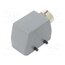 10042100 Enclosure for connectors: HDC; size H-B 10; for cable; straight kPQrZDId8SAr10riUiE5OC5o3ggzwNGUnV5bx_IcMKc