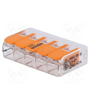 221-615 Quick splice; 221; 41A; 450V; for cable; spring clamp; 0.5÷6mm2 H3xiTdAwsdkooF_vwEfzxSW6CdkY_74Re6zGskeLnoQ