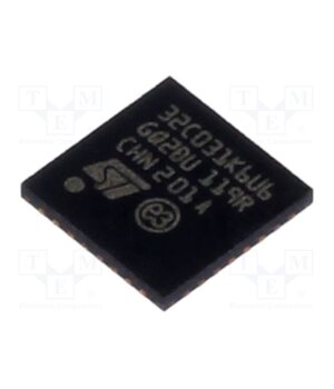 STM32C031K6U6 IC: STM32 ARM microcontroller; 48MHz; UFQFPN32; 2÷3.6VDC; STM32C0 bwqAbAvPp15lENkA62AF2N73XTFeh9M2yStlPosbKHk