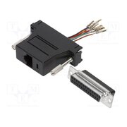MHDA25-SMJ8-K-RC Transition: adapter; D-Sub 25pin female,RJ45 socket 8VELSaFbFJItjYmvXu1RfBq9o4ewUHZREkSPDn1r-i0