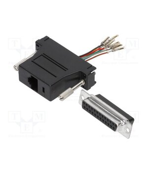 MHDA25-SMJ8-K-RC Transition: adapter; D-Sub 25pin female,RJ45 socket 8VELSaFbFJItjYmvXu1RfBq9o4ewUHZREkSPDn1r-i0