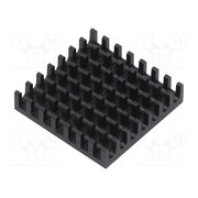 658-25ABT1E Heatsink: extruded; grilled; BGA; black; L: 27.9mm; W: 27.9mm; 658 BLKPF52WrRVIVhP88oG-KsiM7VdzrsvtdQRrQ2qTfUY