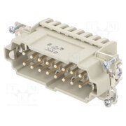 10400200 Connector: HDC; contact insert; male; EPIC H-BE; PIN: 16; 16A; 500V ofu0hoRamb7MyfVzLTiWWB79iE37cqp8kFn1yAz_EvY