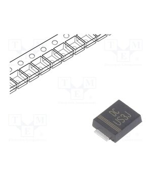US3JBF Diode: rectifying; SMD; 600V; 3A; 100ns; SMB flat; Ufmax: 1.7V S92I7xJkrjRB1csqNKhzql8ihVA9PD1yzr8WVbAdBX8
