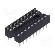1-2199298-5 Socket: integrated circuits; DIP18; 7.62mm; THT; Pitch: 2.54mm Ev45Cd0RU0iFQqx4797zZwcjoQyVZnOXDvAH-iSZoNw