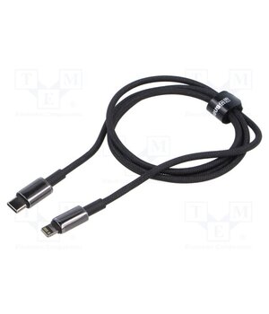 CATLWJ-01 Cable; High Speed,USB 2.0; Apple Lightning plug,USB C plug; 1m ybpvsUrzXj_iUNYOyWeRfj6x2UMN7XyGPQE1UhdnJH4