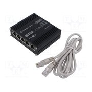 RUT301000000 Router; Number of ports: 5; 9÷30VDC; Kit: power supply; RJ45; RUT BgnYMfGSMd7kGYTQFv3AjiwqAld0mih1SClW6eTx9m8