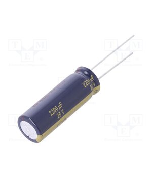EEUFC1E222 Capacitor: electrolytic; low ESR; THT; 2200uF; 25VDC; Ø12.5x35mm ES_eWitkcQQ1cDMQqv3WUU3ESLvPMti16DpGpO_0ekY